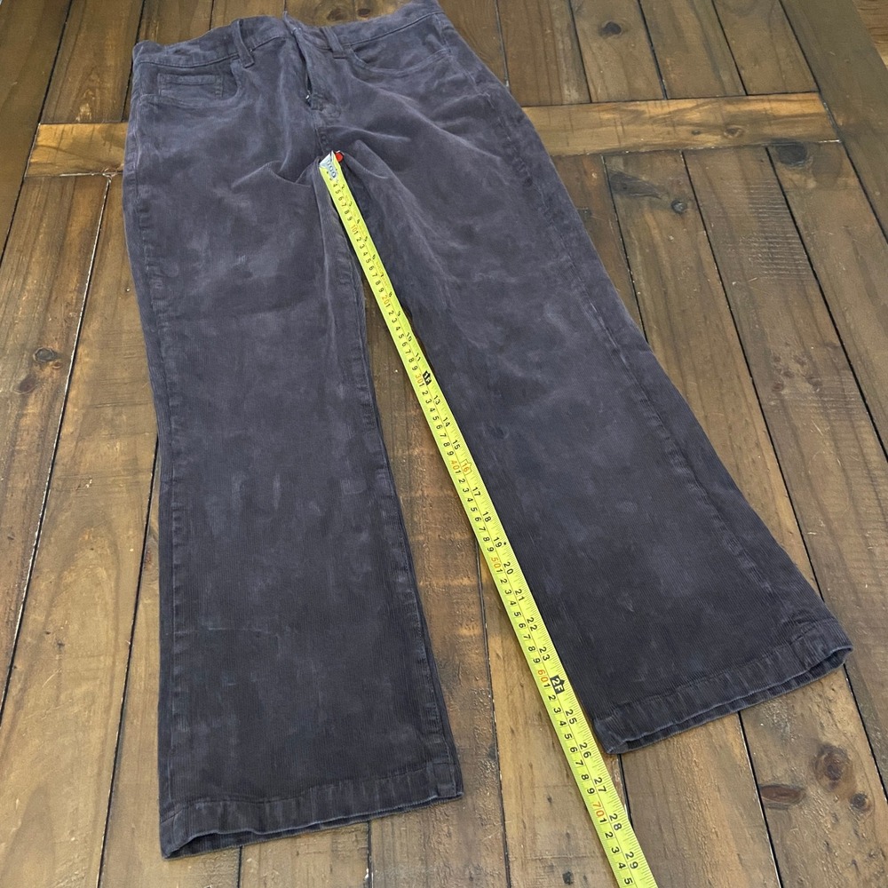 Faherty Organic Cotton Soft Stretch Cord Flare Pants Wmns 28 Brown Bootcut Boho - Picture 9 of 9